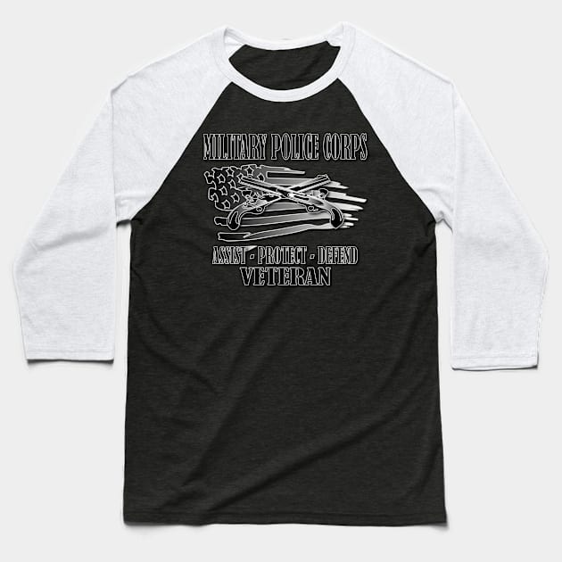 Military Police Corps- Veteran Baseball T-Shirt by Relaxed Lifestyle Products